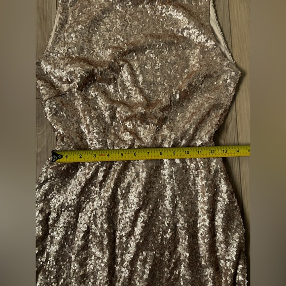Gold Sequinned Dress - Picture 3 of 4